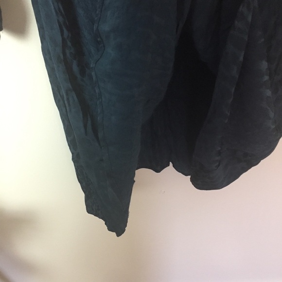 [Zara] Dark Blue Animal Print Long Sleeve Dress - Picture 9 of 11